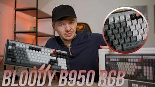 Огляд Bloody B950 RGB стильна ігрова клавіатура з надійними перемикачами і кейкапами