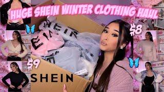 HUGE SHEIN WINTER TRY ON CLOTHING HAUL 2022  20+ items  sets tops pants jumpsuits & jackets