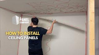 How to Install Ceiling Panels  The Panel Company