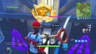 *NEW* BONUS BATTLE STAR LOCATION WEEK 4 ALL CHALLENGES GUIDE FORTNITE TIPS AND TRICKS