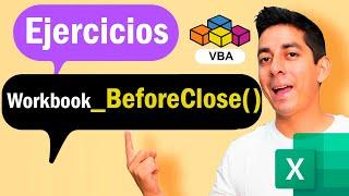 Curso de Macros VBA Evento Workbook.BeforeClose en Excel