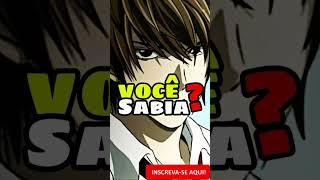 Você Sabia que existe uma borracha que apaga nomes em Death Note #anime #curiosidades