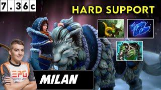 MiLAN Mirana Hard Support - Dota 2 Patch 7.36c Pro Pub Gameplay