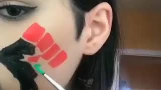 Afghan Lives Matter  Face Painting  Afghanistan Flag  Make Up Art