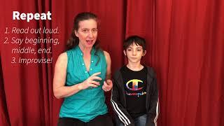 Memorizing Monologues   Acting Lessons for KIDS