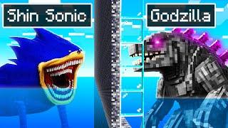 I Fooled My Friend as SHIN SONIC vs GODZILLA in Minecraft