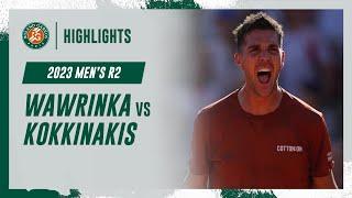 Kokkinakis vs Wawrinka Round 2 Highlights  Roland-Garros 2023