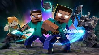 NETHER WAR EP3 - Stone Power - Alex and Steve life Minecraft animation