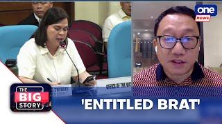 TBS  Rep. Chua We’re frustrated disappointed with VP Sara