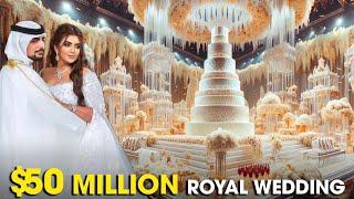 Fairytale Unfolded Inside $50 Million Dazzling Wedding of Dubais Princess  Billionaire Dynasty
