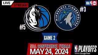 Dallas Mavericks vs Minnesota Timberwolves Game 2 Play-By-Play & Scoreboard #NBAConferenceFinals