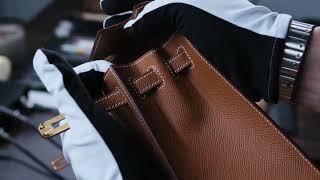 Сумка ручной работы Hermes Kelly 25 Epsom HAAS  Making luxury leather bag