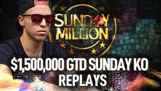 $109 Sunday Million KO C. Darwin2  bedias  Sne1231 $15M GTD Poker Replays