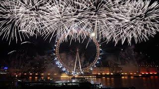 Happy New Year Live  London Fireworks 2025  BBC FAKE CLIP 4