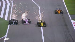 Hamiltons Triple Bahrain Overtake  F1 Best Overtakes of 2018