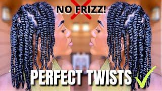 TWISTOUT 101 - HOW TO GET THE PERFECT TWISTS EVERY TIME NO FRIZZ + MAX MOISTURE