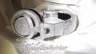 Наушники со стразами. Headphones with crystals from Swarovski.