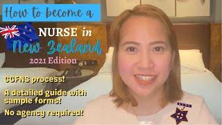 How to be a Nurse in New Zealand  CGFNS process  WITH SAMPLE FORMS  No Agency Required