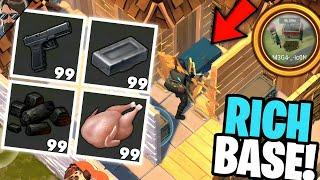 I RAIDED THIS RICH BASE BIGGEST LOOT.. Raid M3G4-_-IcON Base LDoE  Last Day on Earth Survival