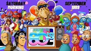 NBC Saturday Morning Cartoons  September 1989  Full Episodes with Commercials