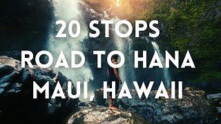 20 Stops on the Road to Hana Maui Hawaii