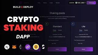 Create a Token Staking DApp & Earn Rewards with ICO using Next.js WAGMI & Deploy on Any Blockchain