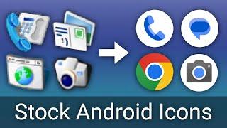 Stock Android Icon Evolution 2008 - present