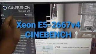 Single Intel Xeon E5-2667v4 CINEBENCH R15 & R20