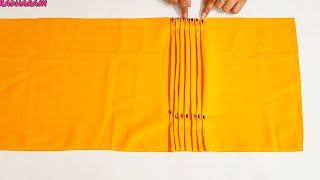 Very Easy Puff Sleeve Cutting And Stitching  Stitching Tips And Tricks  Stitch By Stitch