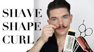 Handlebar Moustache Tutorial  Shaving and Styling How To 