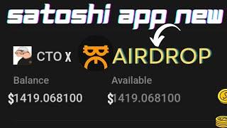 CTO Airdrop  SATOSHI  NEW AIRDROP  Claim your Share of 1.5billion CTO tokens listing September