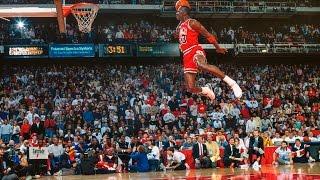 Michael Jordans Legendary Free Throw Line Dunk HD