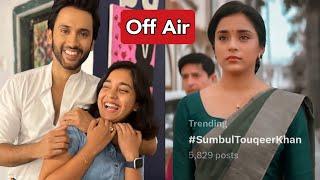 Kavya Off Air Sumbul Touqeer and Mishkat Varmas Kavya Ek Jazba Ek Junoon To Go Off Air In Sep