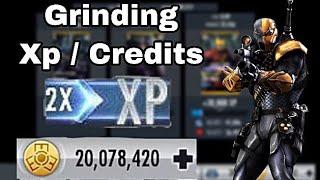 Injustice Mobile- How to grind CREDITS and XP Fast Beginner Players Guide 2021 Week 2