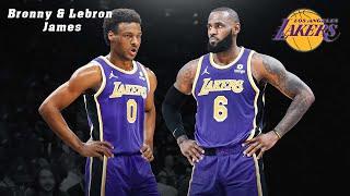 Bronny & Lebron James - Vater und Sohn in einem Team bei den LA Lakers - NBA Draft