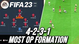 THE MOST META FORMATION Best 4231 Custom Tactics FIFA 23