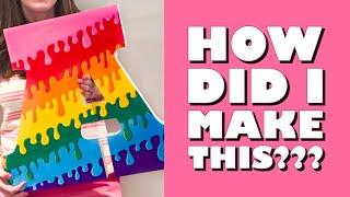 Painting A HUGE Letter with Posca Markers