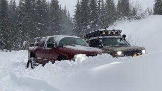 Camping In A Blizzard With The Ultimate Budget S10 Snow Truck