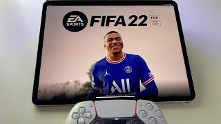 FIFA 22 + HyperMotion on iPad Pro via Stadia