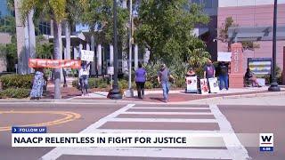 NAACP protests outside state attorneys office