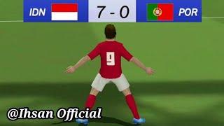 Indonesia vs Portugal - Full Match - PES 2023 - Ihsan Official