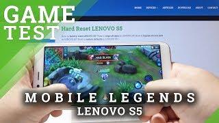 LENOVO S5 Mobile Legends - Game Test  Settings Review