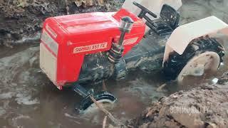 Swaraj 855 FE tractor Stuck In Heavy Mud Rescue By New Holland Tractor  tractor cartoon