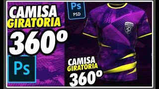 MOCKUP CAMISA  3D GIRATÓRIA  360°