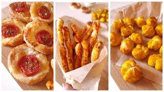 3 ideas for savory snacks with puff pastry ready in 1 minute  