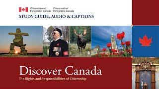 Discover Canada Study Guide Audio Timestamped Chapters Official Citizenship Test Captions