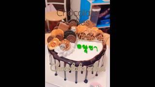 Chocolate & Gold bar cream cakes เค้กครีมช็อกโกแลต&ทองแท่ง #shortsvideo #Cakes