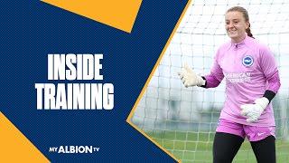 Big Saves From The GK Union   Brightons Inside Training