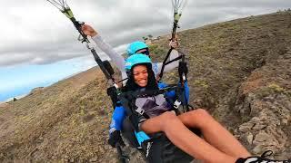 Paragliding Tenerife this was fun flying like a bird 