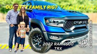 2022 Ram 1500 TRX Family Review with Child Seat Installation